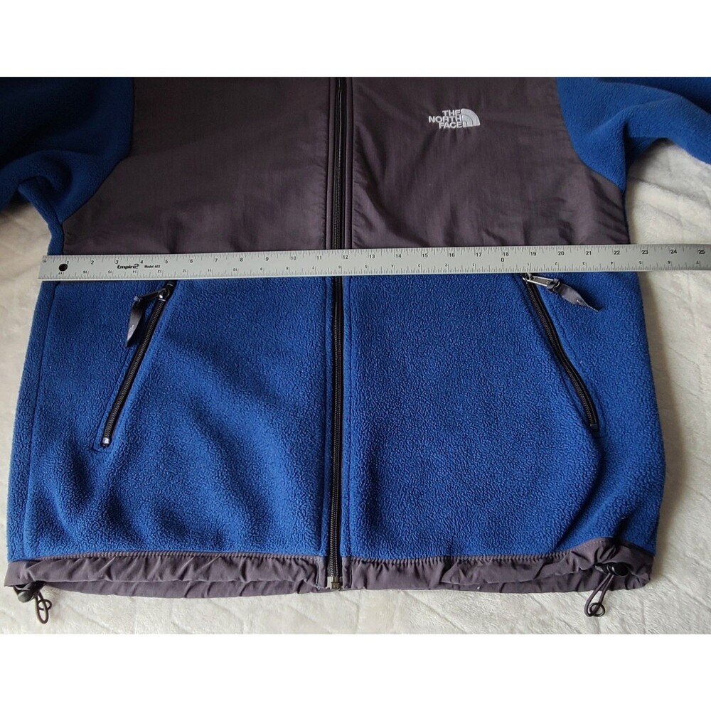 The North Face Youth XL Polartec Fleece Jacket Blue Black Full Zip Outdoor - Picture 9 of 10